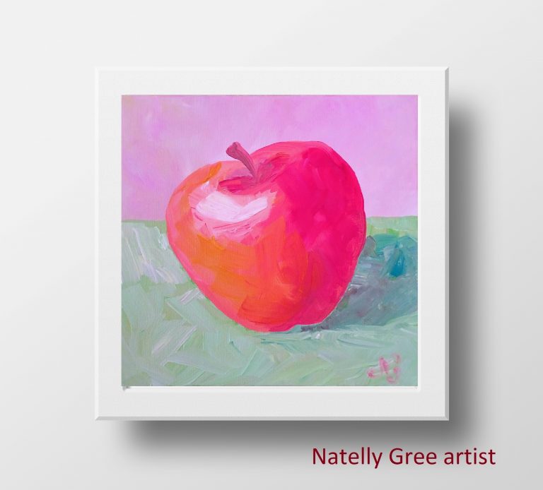 Red Apple Painting