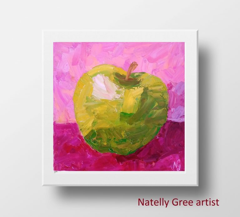 Green Apple Painting