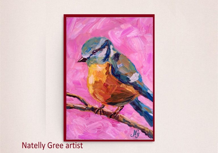 Bird Oil Painting